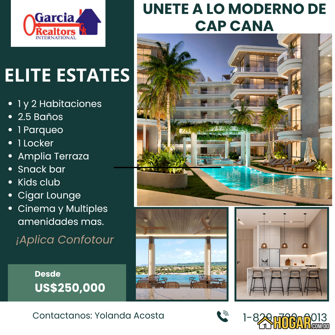 Apartamento en venta de 2 hab. en Cap Cana, Punta Cana