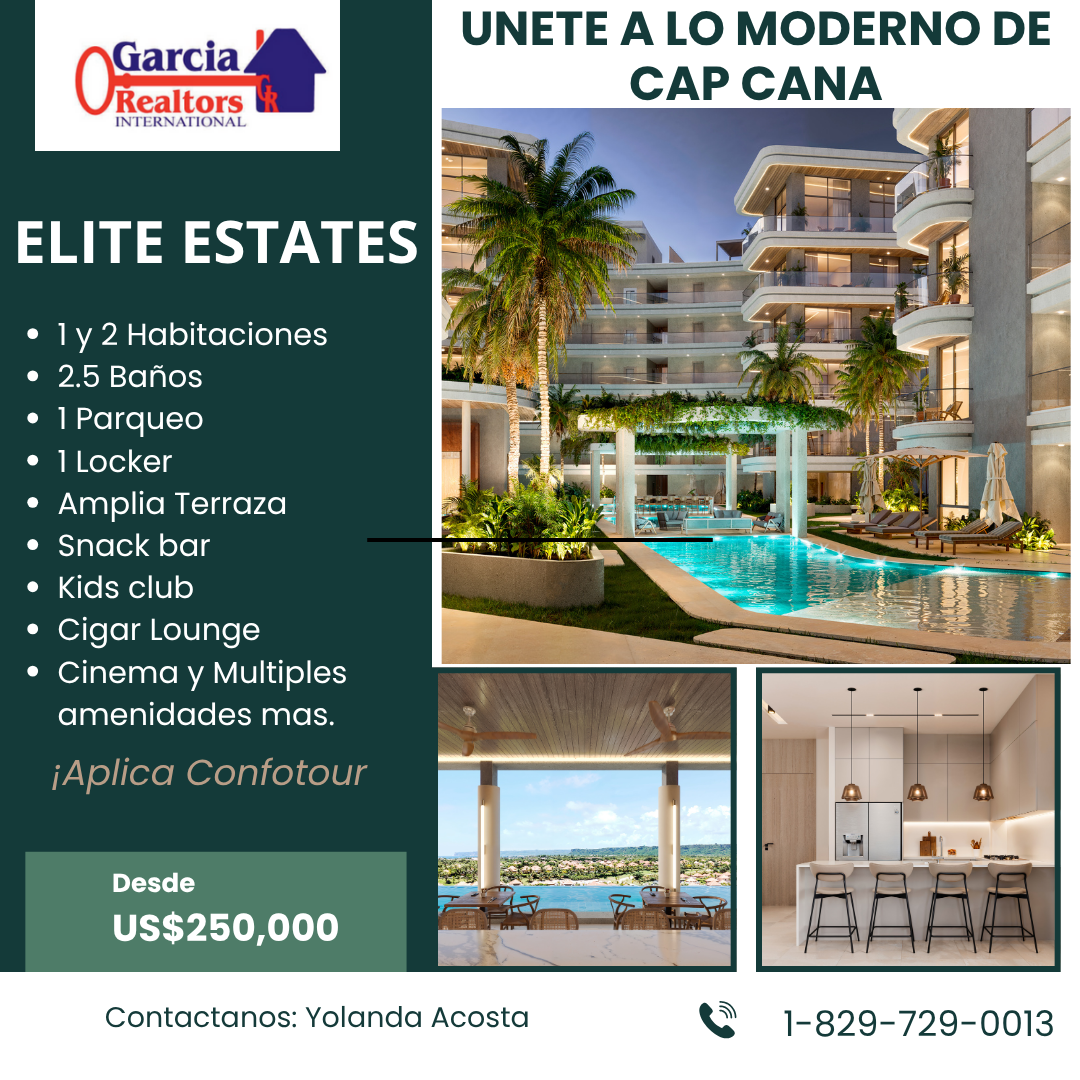 Apartamento en venta de 2 hab. en Cap Cana, Punta Cana